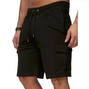 Multi-Pocket Casual Shorts Basketball Sports Gym Fitness Cargo Pants Workout